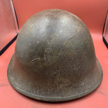 Load image into Gallery viewer, Original British / Canadian Army WW2 Soldiers Military Combat Mk3 Turtle Helmet - The Militaria Shop