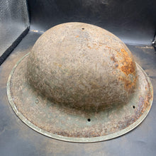 Load image into Gallery viewer, Original WW2 British Army Mk2 "Brodie" Combat Helmet - The Militaria Shop