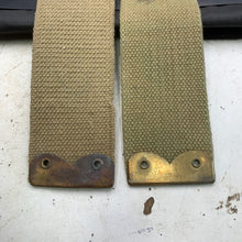 Lade das Bild in den Galerie-Viewer, Original WW2 British Army 37 Pattern Equipment Webbing L Strap Set - The Militaria Shop