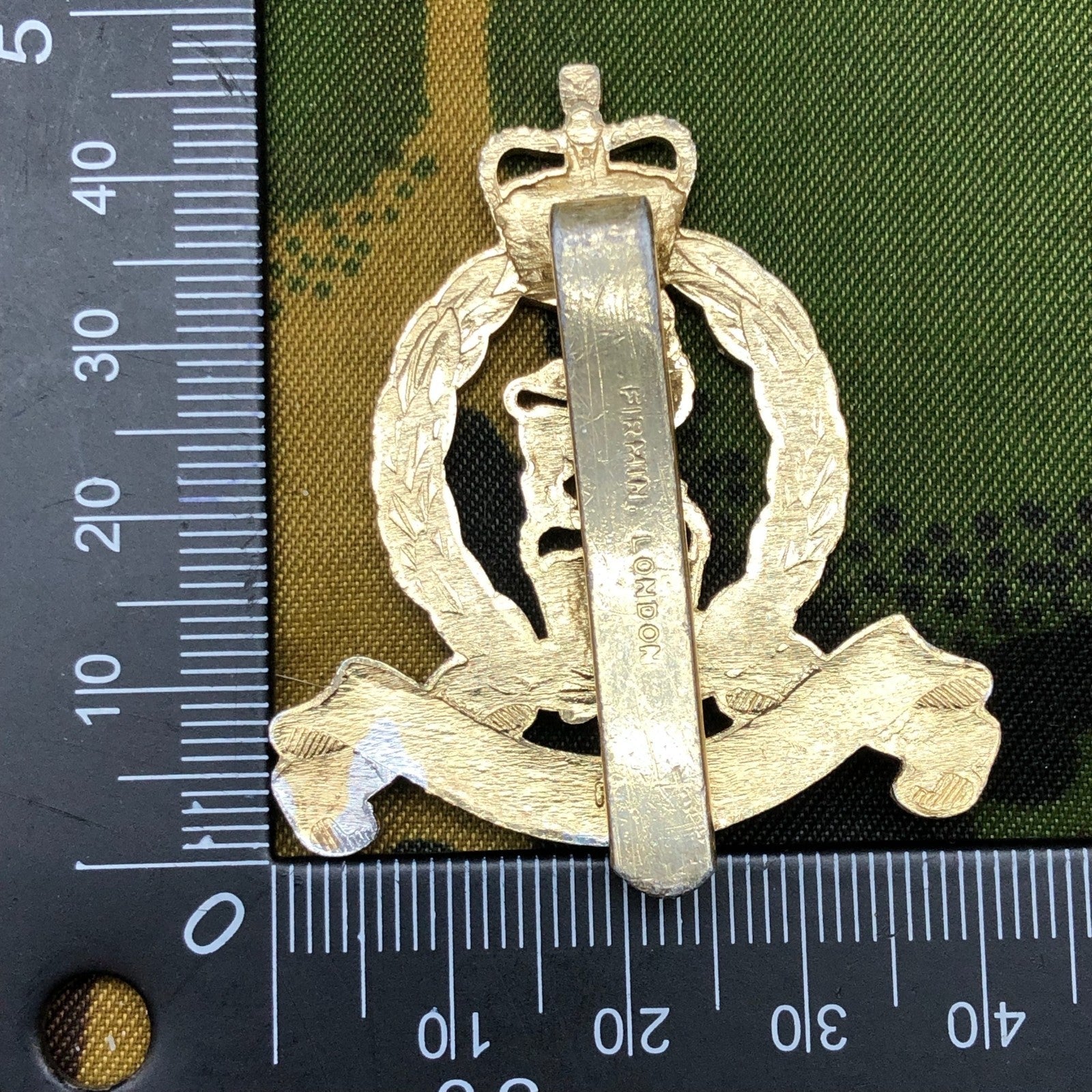 Original British Staybrite Army Cap Badge - Adjutant General's Corps - The Militaria Shop