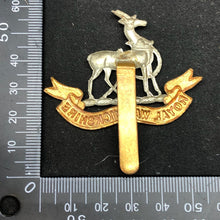 Load image into Gallery viewer, Original WW2 British Army Cap Badge - Royal Warwickshire Regiment - The Militaria Shop
