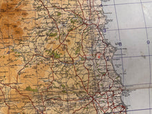 Load image into Gallery viewer, Original WW2 British Army RAF Navy Base Map of England - The Border of Scotland - The Militaria Shop