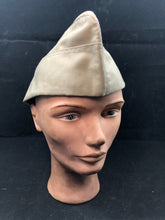 Load image into Gallery viewer, Original WW2 US Army Issue Garrison Cap / Side Cap - Size Aprox 56cm - The Militaria Shop