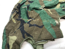 Load image into Gallery viewer, Original US Army Vietnam War Era M1 Camo Helmet Cover - Local Find - Combat Worn - The Militaria Shop