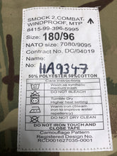 Load image into Gallery viewer, Genuine British Army MTP Camouflaged Windproof Smock - Size 180/96 - The Militaria Shop