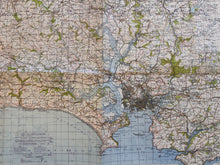 Load image into Gallery viewer, Original WW2 British Army GSGS OS Map England - Plymouth - The Militaria Shop