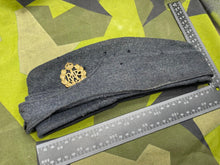 Charger l'image dans la galerie, Original WW2 British Royal Air Force Side Cap with Brass Badge - The Militaria Shop