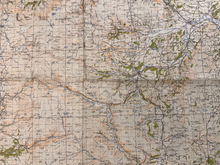 Load image into Gallery viewer, Original WW2 British Army GSGS OS Map of Great Britain - Llanidloes - The Militaria Shop