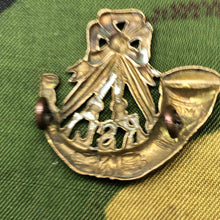 Load image into Gallery viewer, Original WW1 British Army Collar Badge - King's Shropshire Light Infantry KSLI - The Militaria Shop