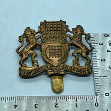 Lade das Bild in den Galerie-Viewer, Original British Army Westminster Dragoons (Territorial Yeomanry) Cap Badge - The Militaria Shop