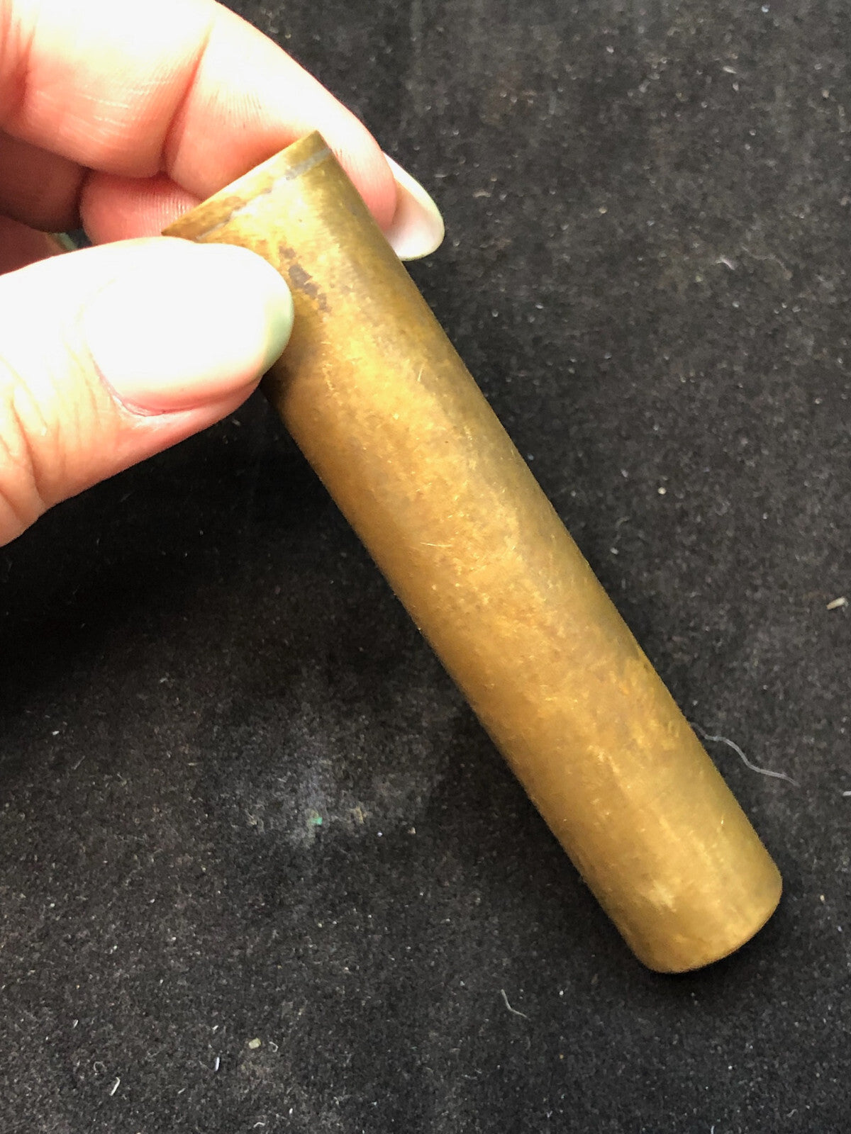 Original WW1 British Army SMLE Enfield Brass Oil Bottle - J.J.B Maker Marked - The Militaria Shop