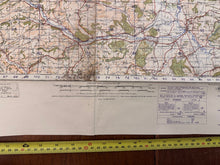 Load image into Gallery viewer, Original WW2 British Army GSGS OS Map of England - Bishop's Castle - The Militaria Shop