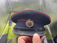 Load image into Gallery viewer, Original WW1 British Army GV Royal Engineer's Peaked Cap - Size 56cm - The Militaria Shop
