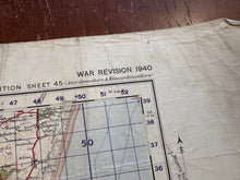 Load image into Gallery viewer, Original WW2 British Army OS Map of Scotland - Aberdeen - The Militaria Shop