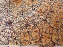 Load image into Gallery viewer, Original WW2 British Army RAF Navy Base Map of England - North Central - The Militaria Shop