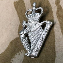 Load image into Gallery viewer, Genuine British Army Cap Badge - Royal Irish Regiment - The Militaria Shop