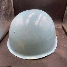 Load image into Gallery viewer, Original Cold War era Czech Army VZ 53-80 Type United Nations UN Blue Helmet - The Militaria Shop