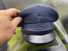 Charger l'image dans la galerie, Blue Airforce Peaked Cap - Size 53cm - The Militaria Shop