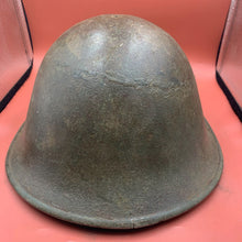 Load image into Gallery viewer, Original British / Canadian Army WW2 Soldiers Military Combat Mk3 Turtle Helmet - The Militaria Shop