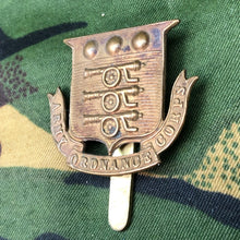 Charger l'image dans la galerie, Original WW1 British Cap Badge - Army Ordnance Corps - The Militaria Shop