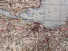 Load image into Gallery viewer, Original WW2 British Army RAF Navy Base Map of Scotland - The Forth, Clyne & Tay - The Militaria Shop