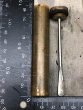 Load image into Gallery viewer, Original WW1 British Army SMLE Enfield Brass Oil Bottle - P-H Maker Marked - The Militaria Shop