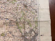Charger l'image dans la galerie, Original WW2 British Army GSGS OS Map of England - Barnsley & Sheffield - The Militaria Shop