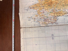 Load image into Gallery viewer, Original WW2 British Army RAF Navy Base Map of South Wales - Cardiff & Swansea - The Militaria Shop