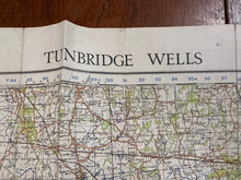 Load image into Gallery viewer, Original WW2 British Army GSGS OS Map England - Tunbridge Wells - The Militaria Shop