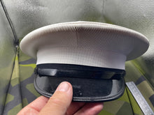 Charger l'image dans la galerie, Original British Royal Navy Peaked Cap - Size 59cm - The Militaria Shop