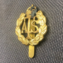 Load image into Gallery viewer, Original WW2 British Army Cap Badge - Auxiliary Territorial Service - The Militaria Shop