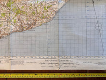 Charger l'image dans la galerie, Original WW2 British Army GSGS OS Map of England - Hastings - The Militaria Shop