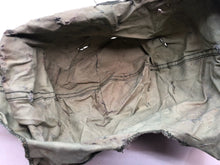 Load image into Gallery viewer, Original US Army Vietnam War Era M1 Camo Helmet Cover - Local Find - Combat Worn - The Militaria Shop