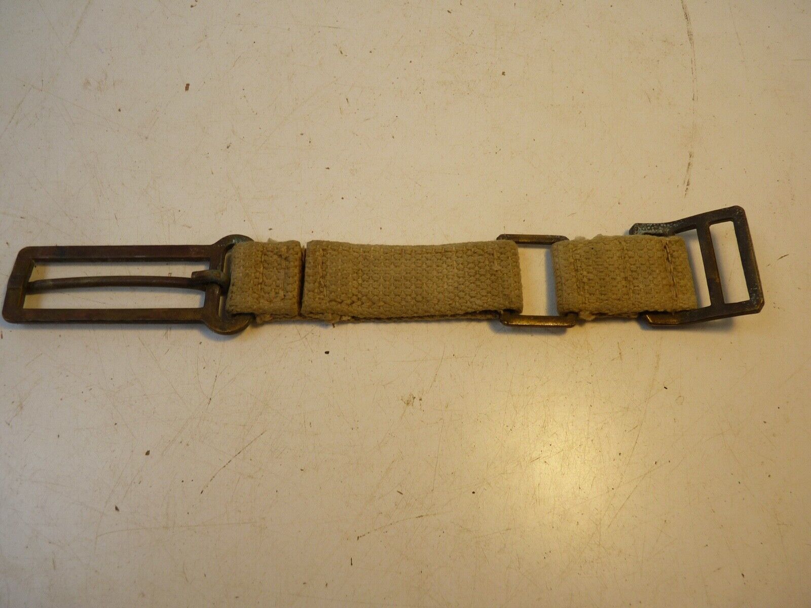 Genuine WW2 British Army 37 Pattern Webbing Brace Adaptors - Your choice of pair - The Militaria Shop