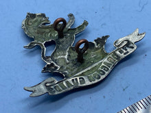 Load image into Gallery viewer, Original British Army WW1 7th Dragoon Guards Cap Badge - The Militaria Shop