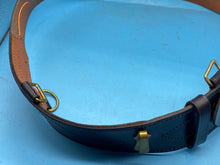 Load image into Gallery viewer, Original British Army Officer's Sam Browne Leather Belt - Approx 38" Waist - The Militaria Shop