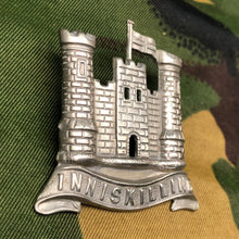 Load image into Gallery viewer, Original British Army WW2 Cap Badge - 6th (Inniskilling) Dragoons - The Militaria Shop