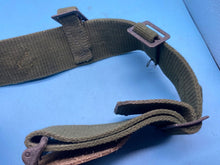 Lade das Bild in den Galerie-Viewer, Original Army Belt - Canvas and Leather - Approximately Size 32" Waist - The Militaria Shop