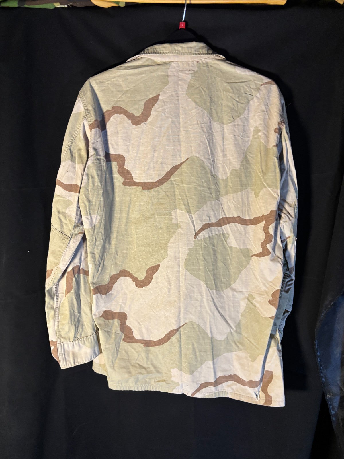 Gulf War US Army DCU Camouflaged Combat Field Coat/Jacket - Large/Long - The Militaria Shop