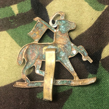 Load image into Gallery viewer, Original WW2 British Army Cap Badge - Queen's Royal West Surrey - The Militaria Shop