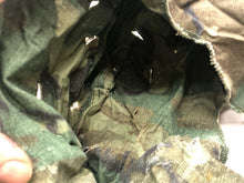 Load image into Gallery viewer, Original US Army Vietnam War Era M1 Camo Helmet Cover - Local Find - Combat Worn - The Militaria Shop
