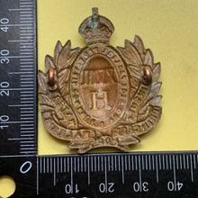 Load image into Gallery viewer, Original WW1 British Army Cap Badge - 18th Hussars (Princess of Wales's) - The Militaria Shop