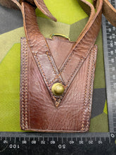 Load image into Gallery viewer, Original British Army WW1 / WW2 Sam Brown Officers' Sword Frog - The Militaria Shop