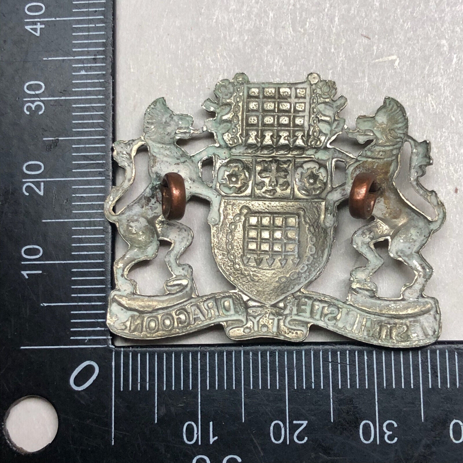 Original WW1 British Army Westminster Dragoons Cap Badge - The Militaria Shop