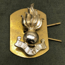 Load image into Gallery viewer, Original British Army Royal Engineers Collar Badge - The Militaria Shop