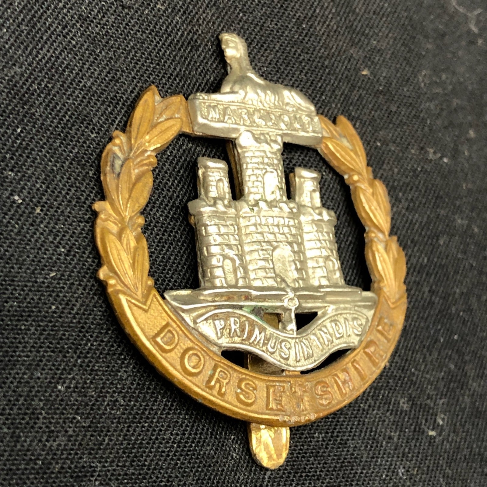 Original British Army Cap Badge - Dorset Regiment - The Militaria Shop