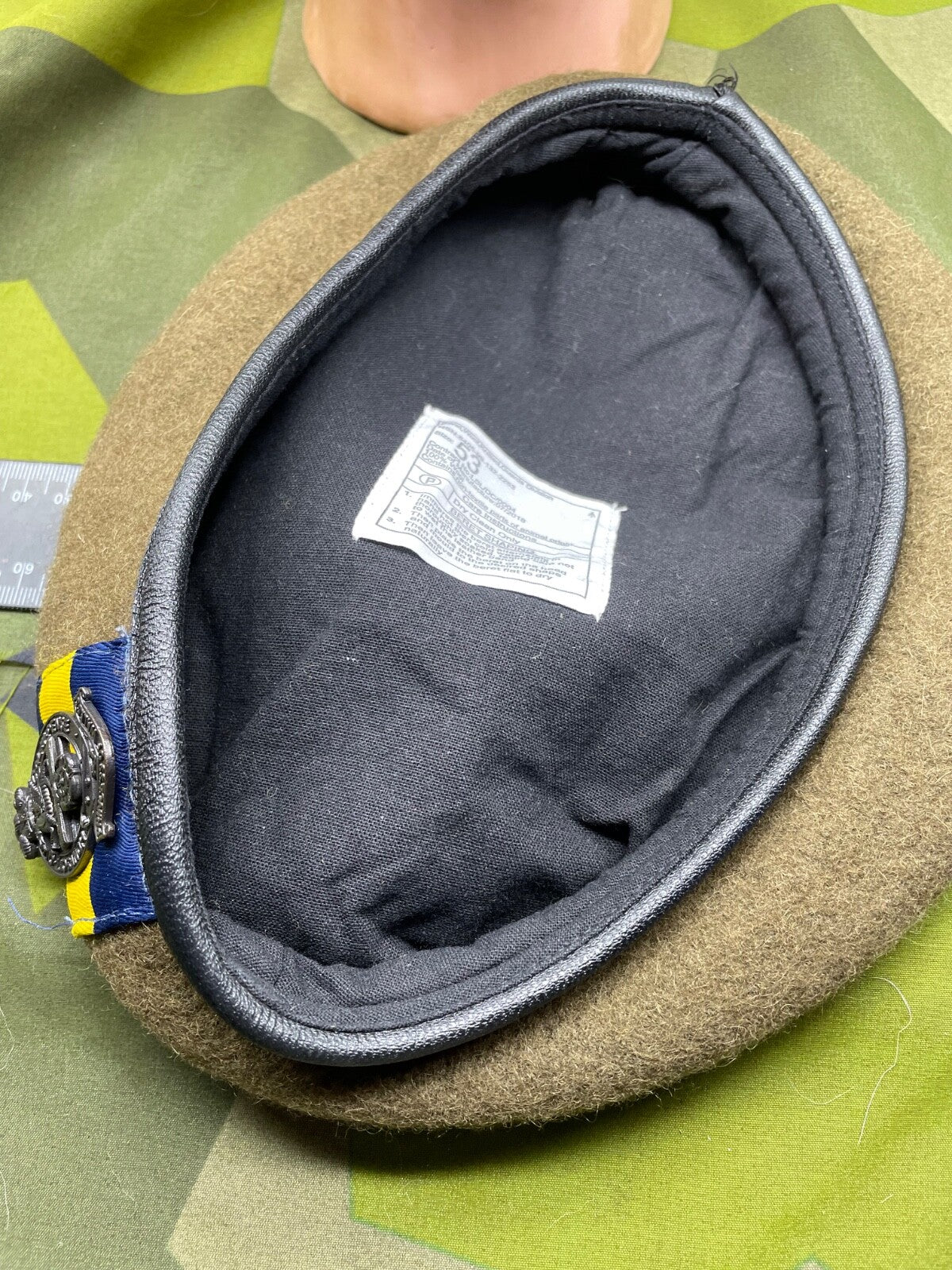 Original British Army The Prince of Wales' Royal Regiment Beret - Size 53 - The Militaria Shop