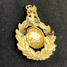 Load image into Gallery viewer, Original WW2 British Army Cap Badge - Royal Marines - The Militaria Shop