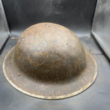 Load image into Gallery viewer, Original WW2 British Army Mk2 "Brodie" Combat Helmet - The Militaria Shop
