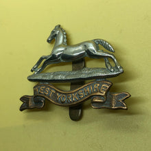 Load image into Gallery viewer, Original WW2 British Army Cap Badge - West Yorkshire Regiment - The Militaria Shop